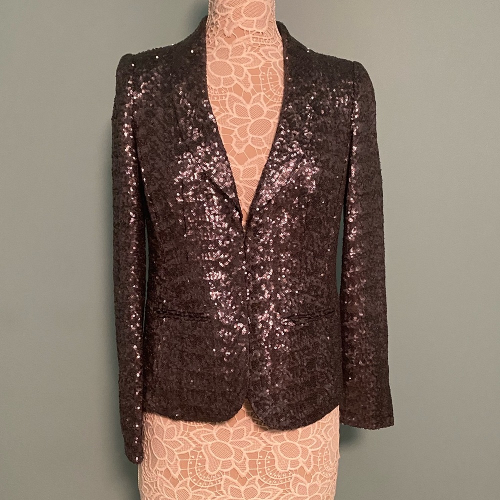 Boden Sequin Blazer, size 6.